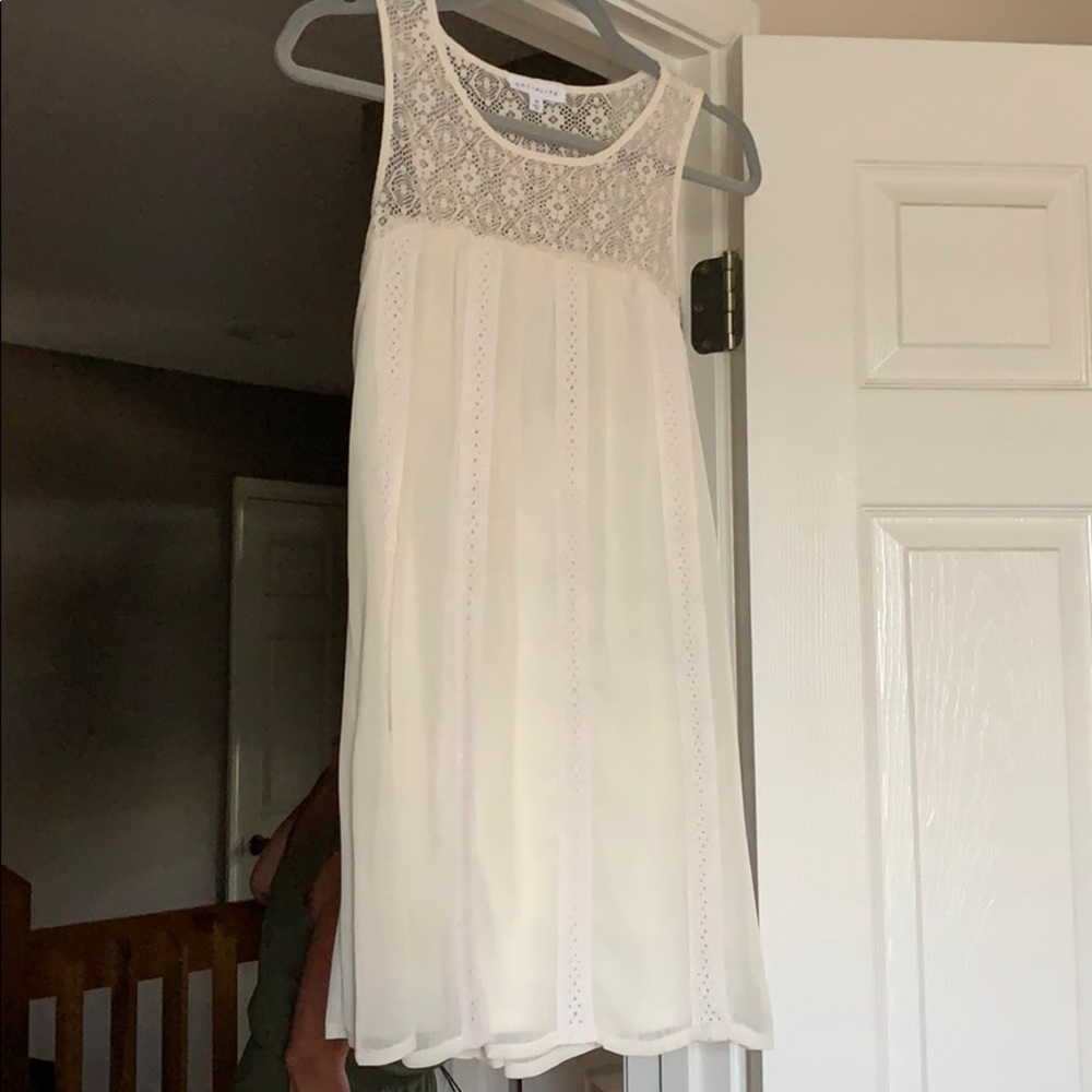 Off white tank dress